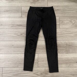Trouvé Women’s Black Faux Leather Leggings XS